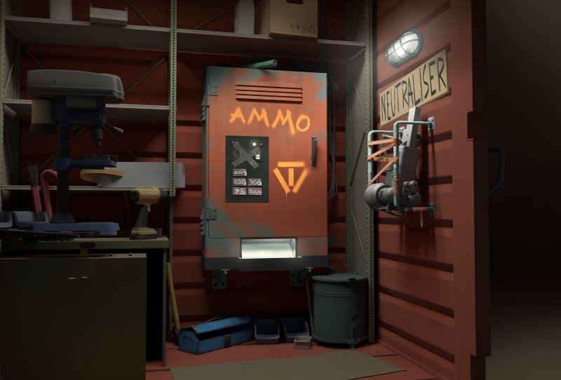 Concept Art Ammo Station