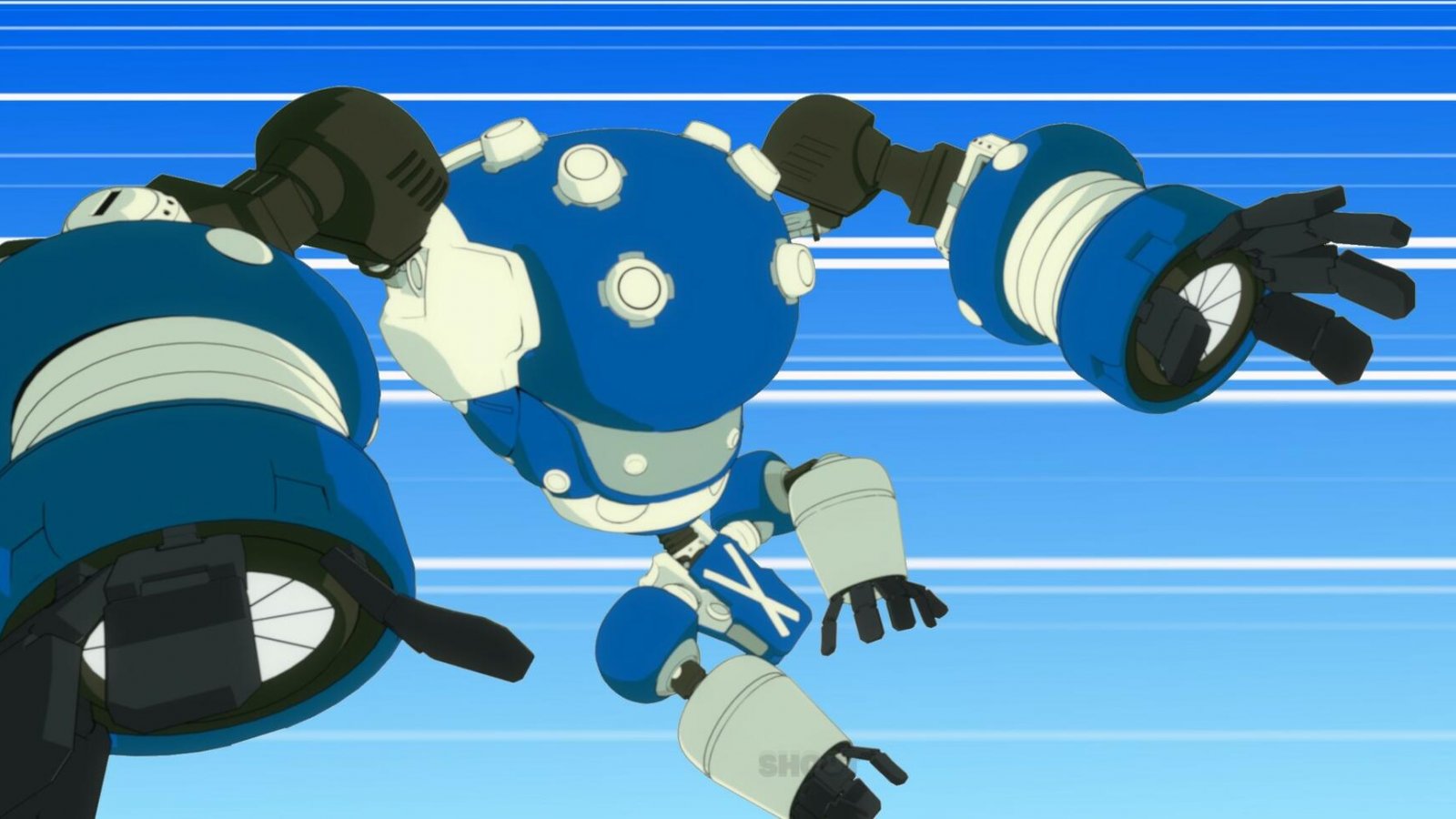 Un mech di Nitro Gen Omega