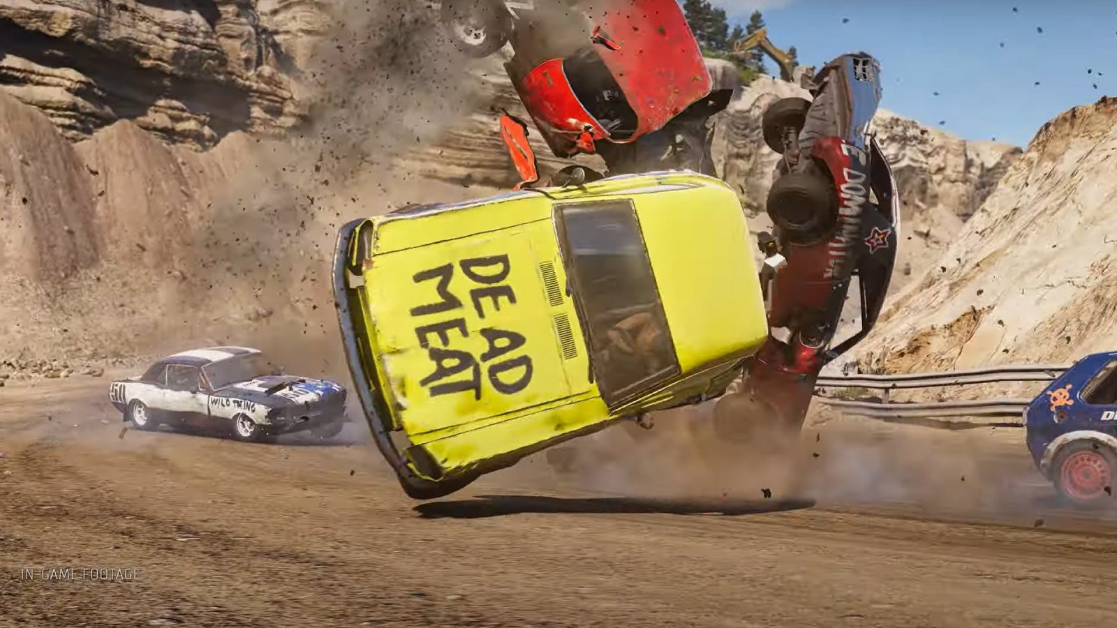 Un incidente spettacolare in Wreckfest 2