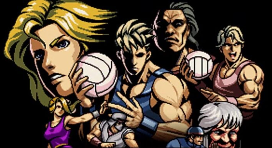 I personaggi di Double Dragon Revive giocano a Dodge Ball