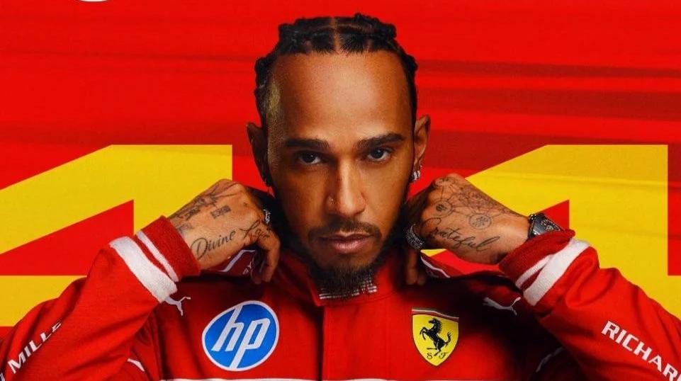 Lewis Hamilton sulla copertina di F1 25