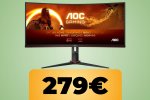 Il monitor curvo AOC Gaming CU34G2XPD da 34 pollici è al prezzo minimo storico su Amazon per la Festa delle Offerte - Notizia