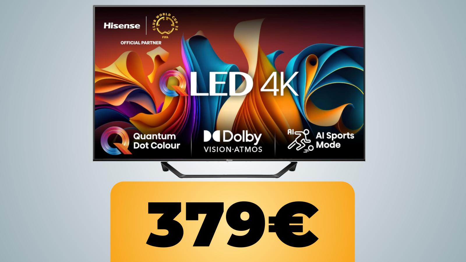 La Smart TV Hisense da 50 pollici QLED 4K