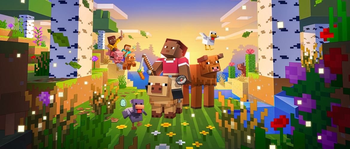 L'illustrazione ufficiale del drop Spring to Life di Minecraft