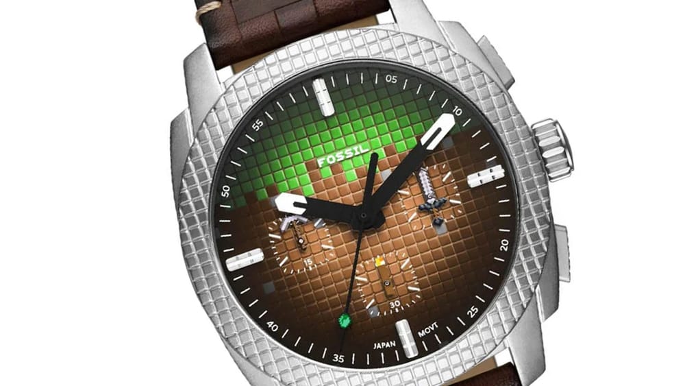 L'orologio di Minecraft di Fossil