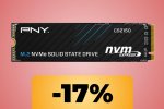 L'SSD PCIe Gen5 PNY CS2150 da 1TB è in sconto al prezzo minimo storico su Amazon per la Festa delle Offerte - Notizia