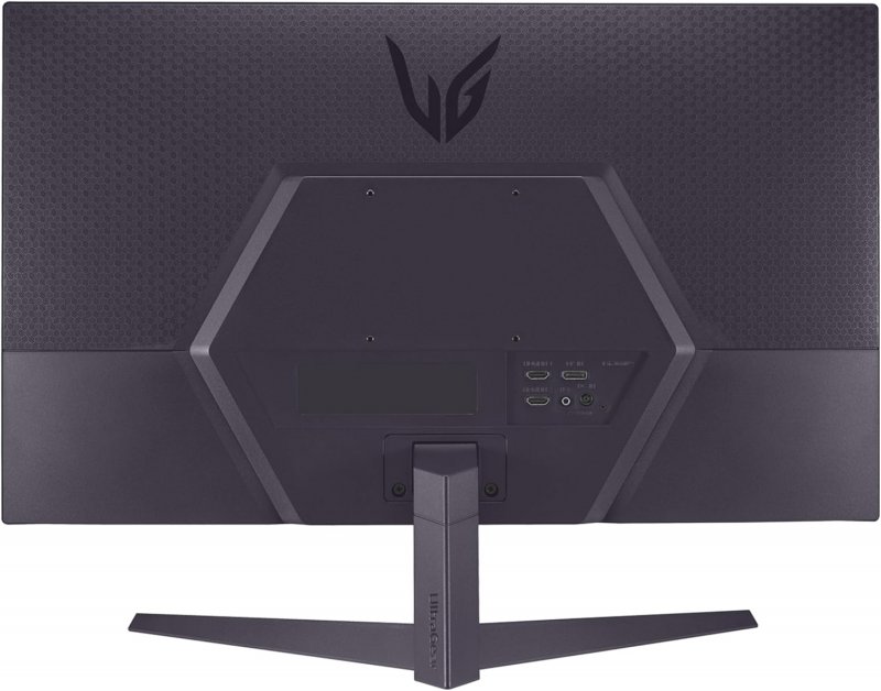 Il retro del monitor LG Ultragear Il retro del monitor LG Ultragear
