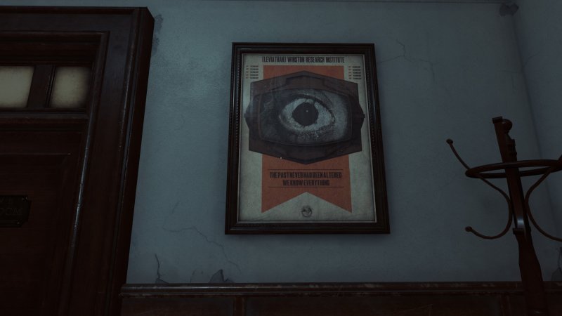 I poster con gli slogan della Leviathan ricordano quelli di partito del Grande Fratello in 1984