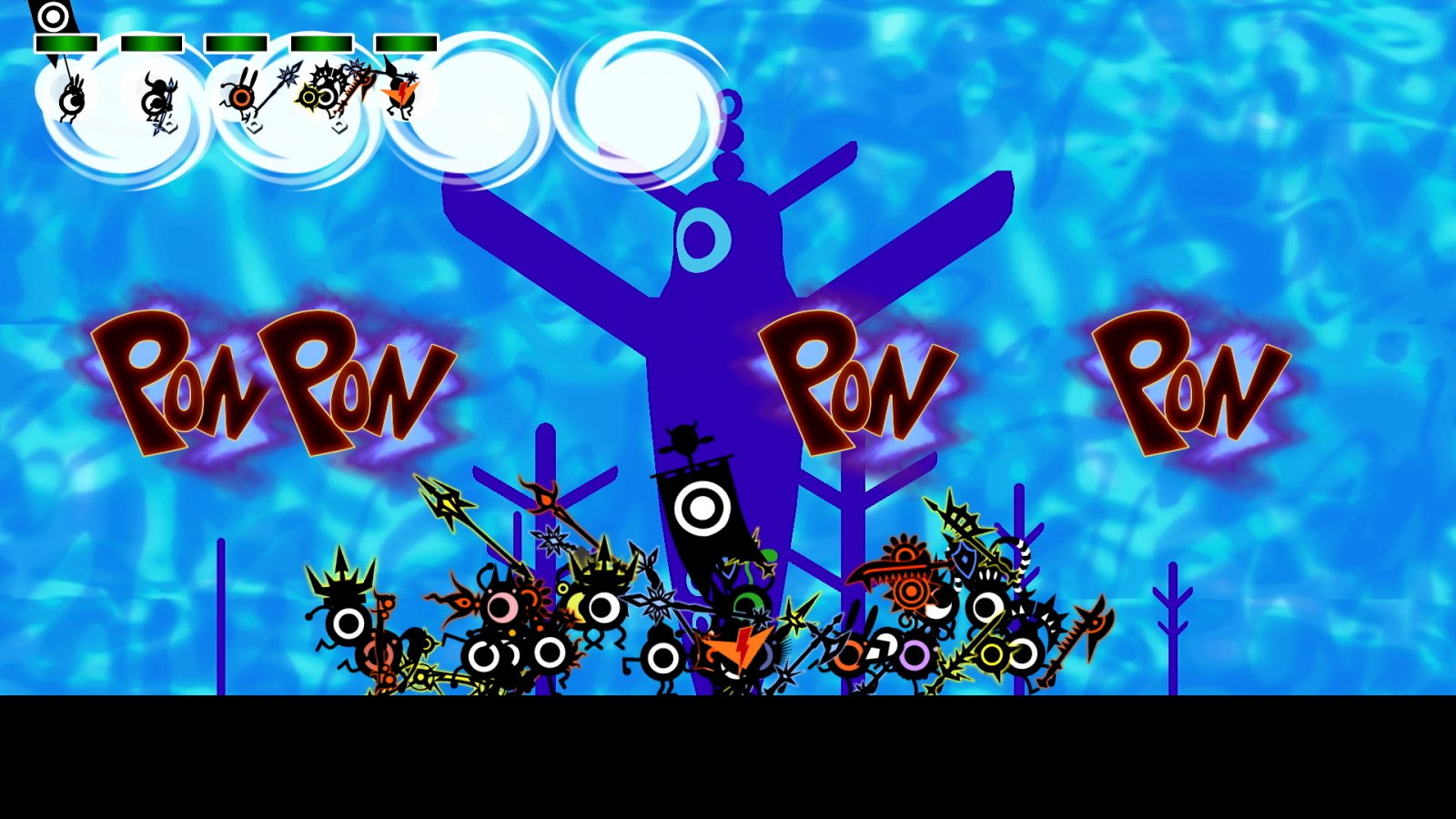 Una sequenza di Patapon 1+2 Replay