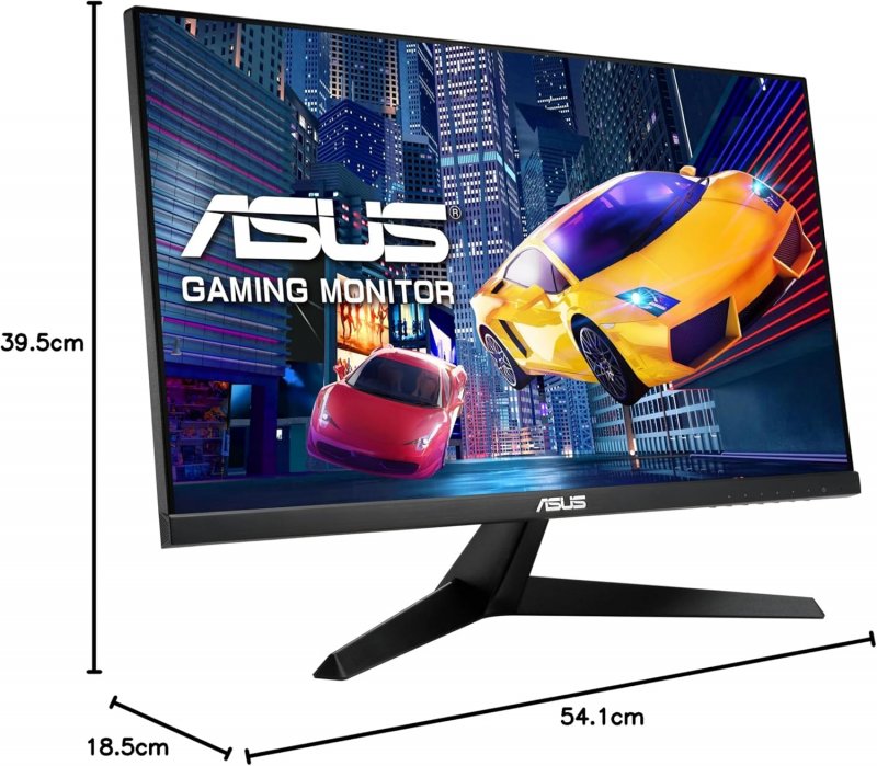 Le dimensioni del monitor ASUS