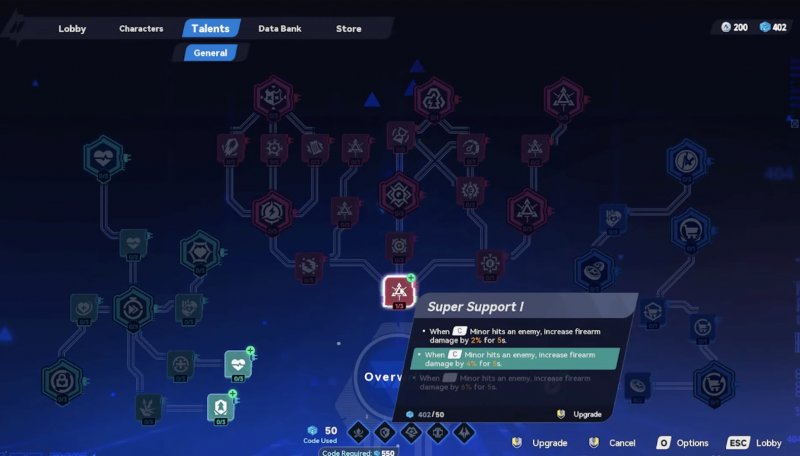 Questo albero di abilità non è di un singolo eroe ma dell'account e si applica a tutti i personaggi