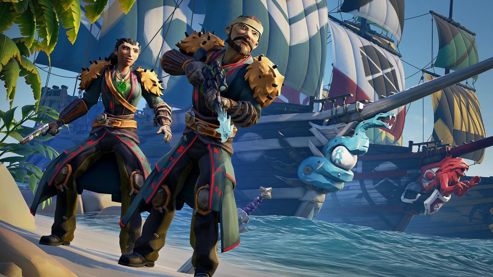 Un'immagine del crossover tra Destiny 2 e Sea of Thieves