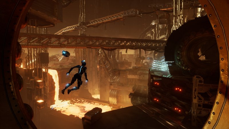 Steel Seed ci porta in una grande struttura fatta perlopiù di acciaio Steel Seed ci porta in una grande struttura fatta perlopiù di acciaio