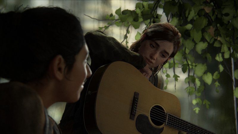 Ellie e Dina in un toccante momento di The Last of Us Parte 2 Remastered