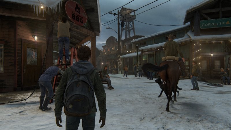 Lo scenario di Jackson nelle sequenze iniziali di The Last of Us Parte 2 Remastered