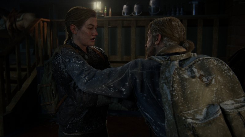 Abby nel momento più controverso di The Last of Us Parte 2 Remastered