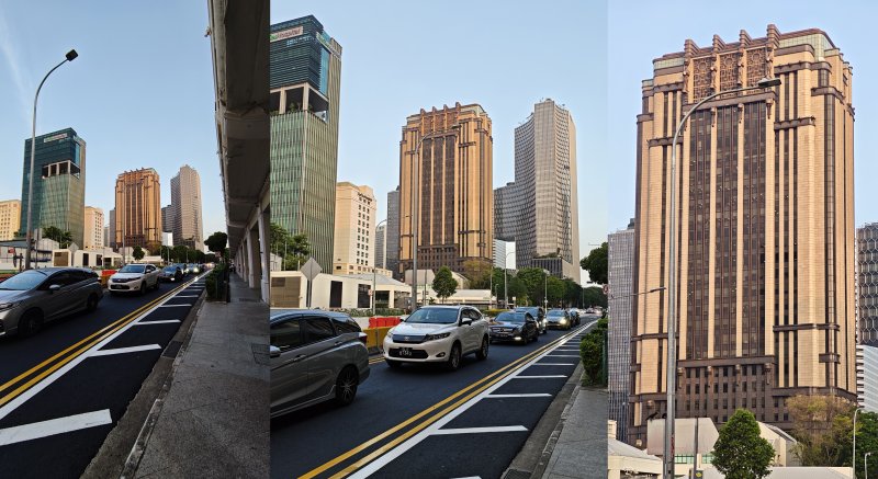 Le tre camere di POCO F7 Ultra a confronto (grandangolare, principale e tele)