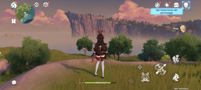 Genshin Impact con super risoluzione attivata