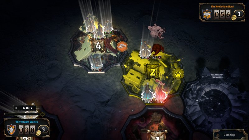 In Vanguard Exiles dovrete scegliere argutamente dove posizionare le vostre truppe. Le zone delle mappe hanno punteggi specifici, e modificatori che possono potenziarvi, danneggiarvi, o avere altri effetti sulla mappa generale