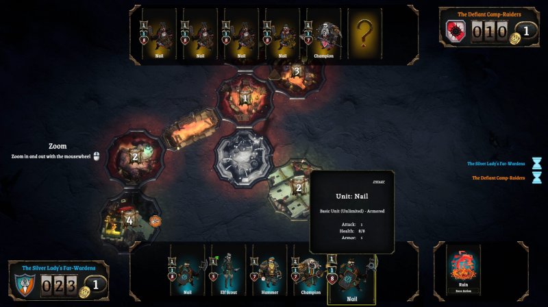 Le unità vantano una discreta varietà e alcune sinergie molto ben calcolate. Tutte le fazioni dispongono però di truppe con ruoli simili, dunque non crediate di avere un vantaggio sicuro in battaglia