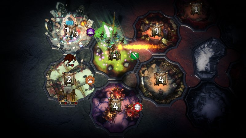 Le zone non sono distinte solo per via dei punti ottenibili. Alcune hanno modificatori capaci di ribaltare uno scontro. Selezionatele con cura