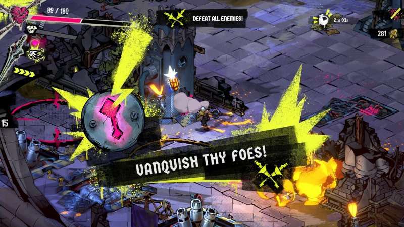 Ogni stanza liberata dai nemici vi avvicinerà al traguardo di Clef di porre fine al dominio tirannico della regina