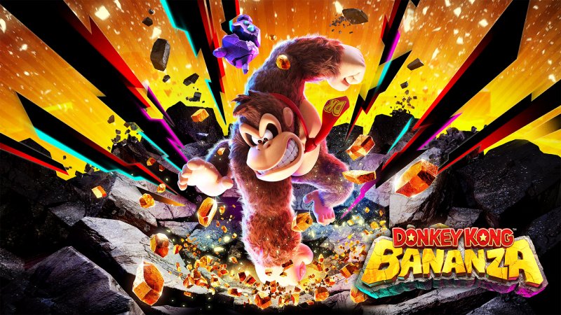 L'artwork di Donkey Kong Bananza, con Pauline ancora sotto forma di Roccia L'artwork di Donkey Kong Bananza, con Pauline ancora sotto forma di Roccia