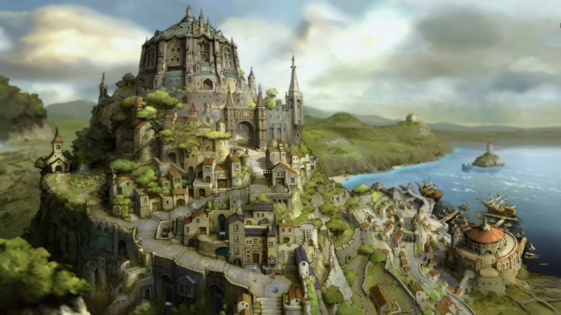 Gli scenari di Bravely Default sono incantevoli disegni a mano