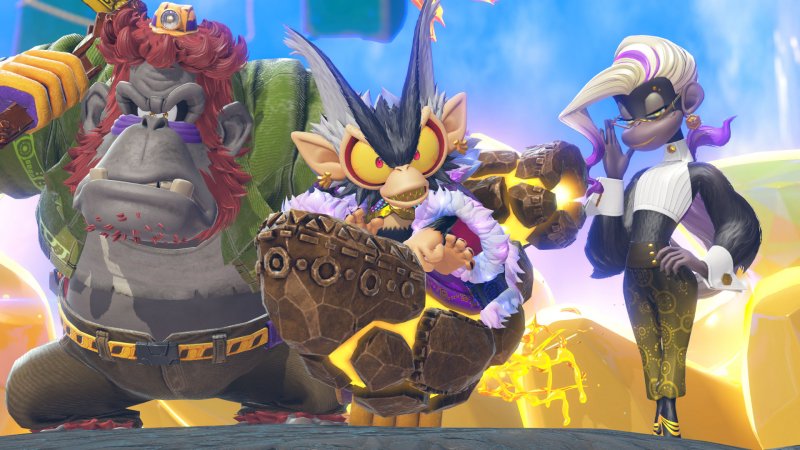 I tre membri di Void Co., la multinazionale antagonista di DK e Pauline I tre membri di Void Co., la multinazionale antagonista di DK e Pauline