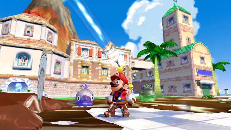 Uno scatto da Super Mario Sunshine