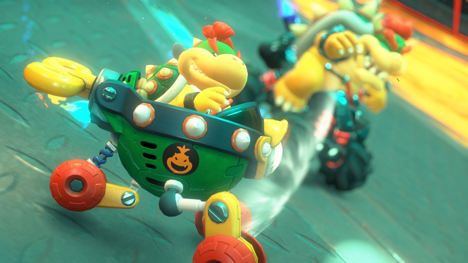 Bowser Junior in Mario Kart World