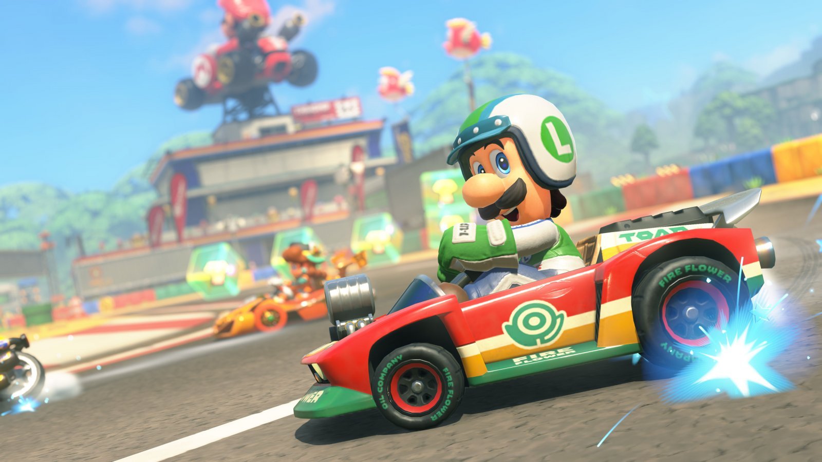 Luigi in Mario Kart World