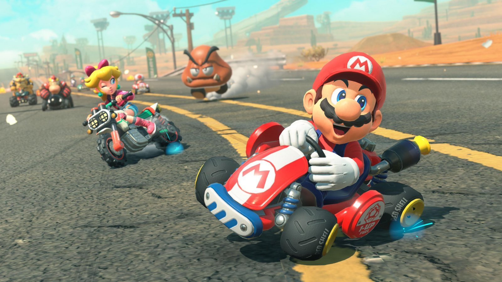 Una sequenza di Mario Kart World