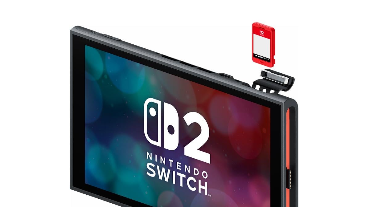 Nintendo Switch 2 e scheda gioco