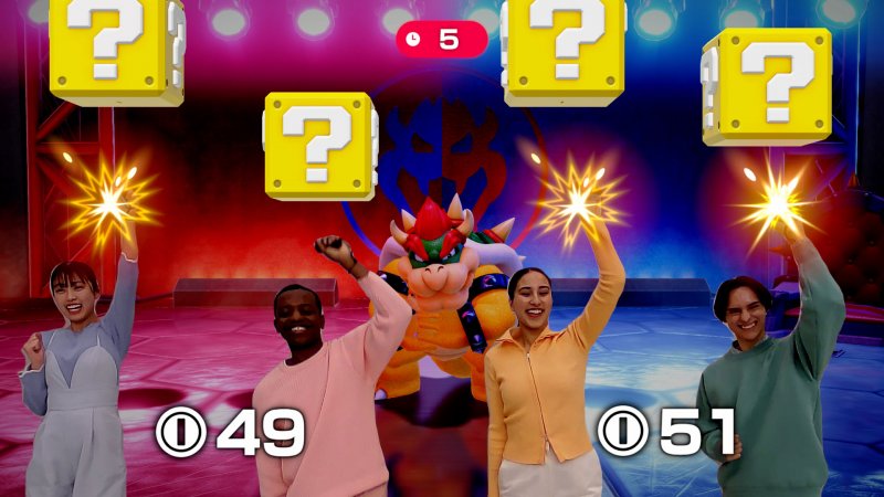 Uno dei minigiochi di Super Mario Party Jamboree Uno dei minigiochi di Super Mario Party Jamboree