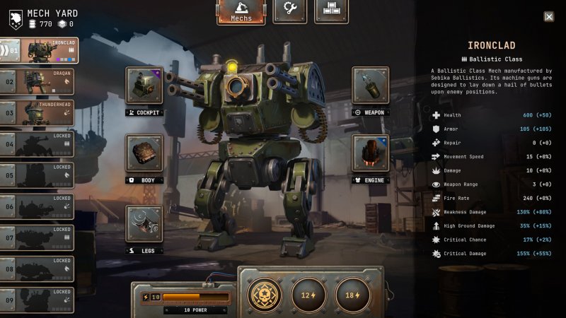 I potenziamenti sono essenziali per proseguire in Grit and Valor - 1949