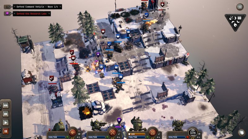 Le mappe possono avere biomi differenti, che non influenzano granché le dinamiche di gioco