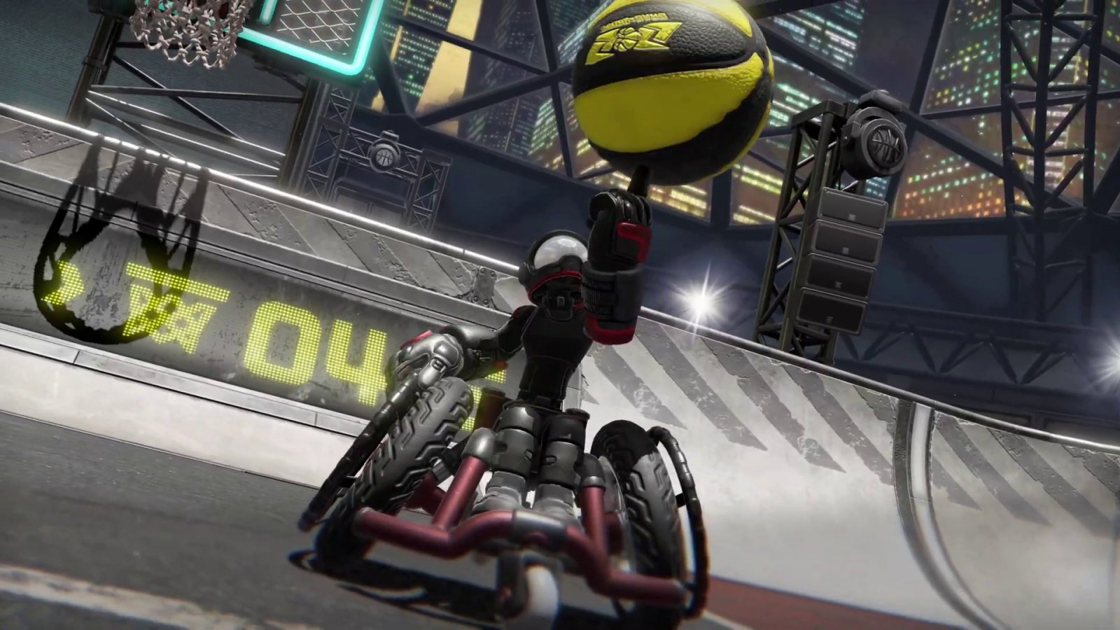 Un giocatore di Drag x Drive