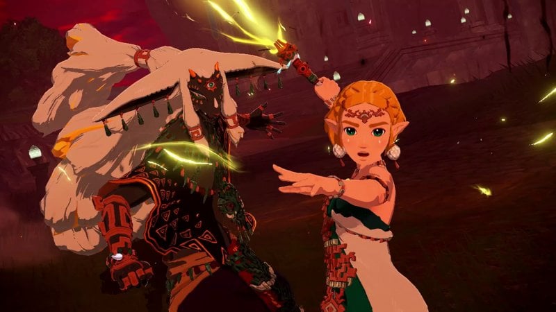 Zelda combatte in Hyrule Warriors: L'Era dell'Esilio Zelda combatte in Hyrule Warriors: L'Era dell'Esilio