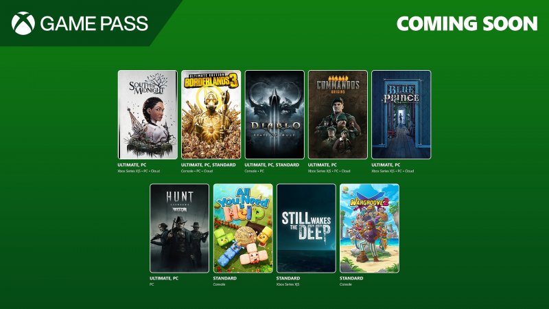 I giochi in arrivo su Game Pass nella prima parte di aprile 2025