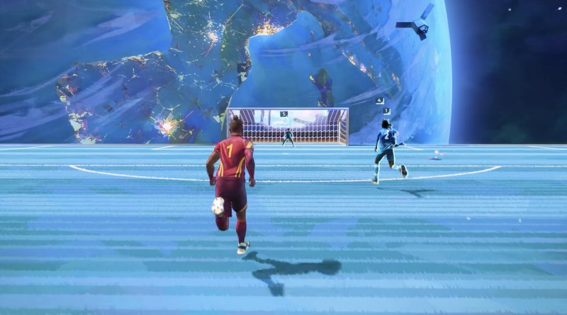 I vostri occhi non vi ingannano, questo stadio, grazie alla realtà aumentata, ha come sfondo l'orbita terrestre