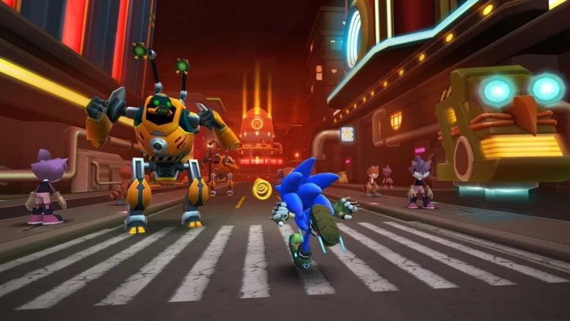 Una sequenza di Sonic Prime Dash