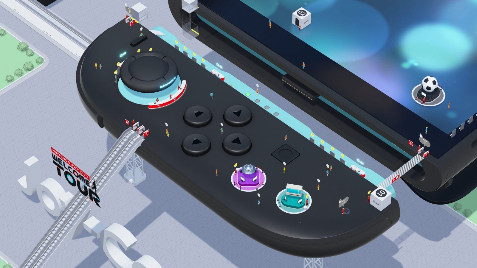 Una delle aree di Nintendo Switch 2 Welcome Tour