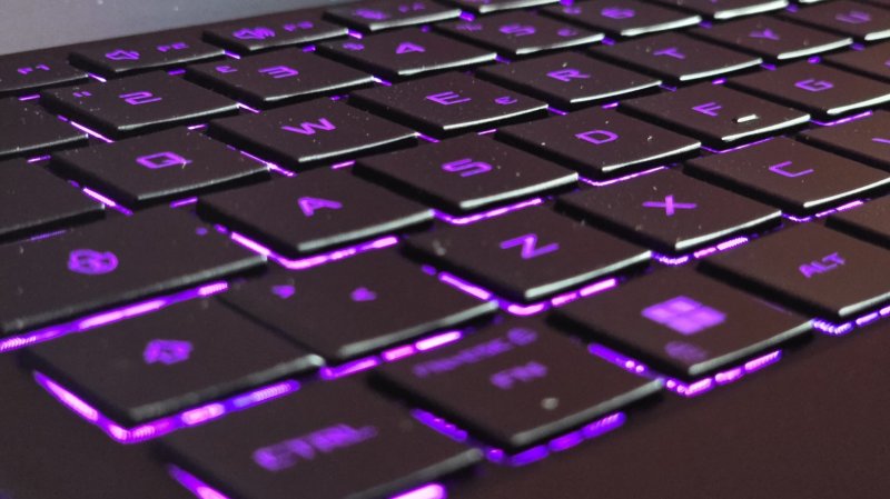 La tastiera magnetica ha un buon feedback e offre l'illuminazione RGB a una zona La tastiera magnetica ha un buon feedback e offre l'illuminazione RGB a una zona