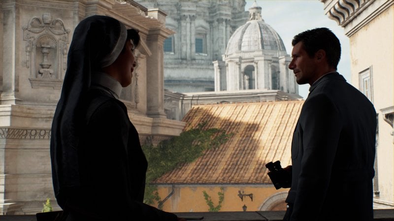 Una scena di Indiana Jones e l'antico Cerchio presso il Vaticano