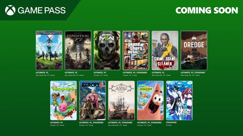 I nuovi giochi in arrivo su Game Pass tra fine aprile e inizio maggio 2025 I nuovi giochi in arrivo su Game Pass tra fine aprile e inizio maggio 2025