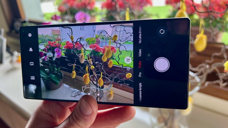 L'app fotografica di REDMAGIC 10 Air in azione