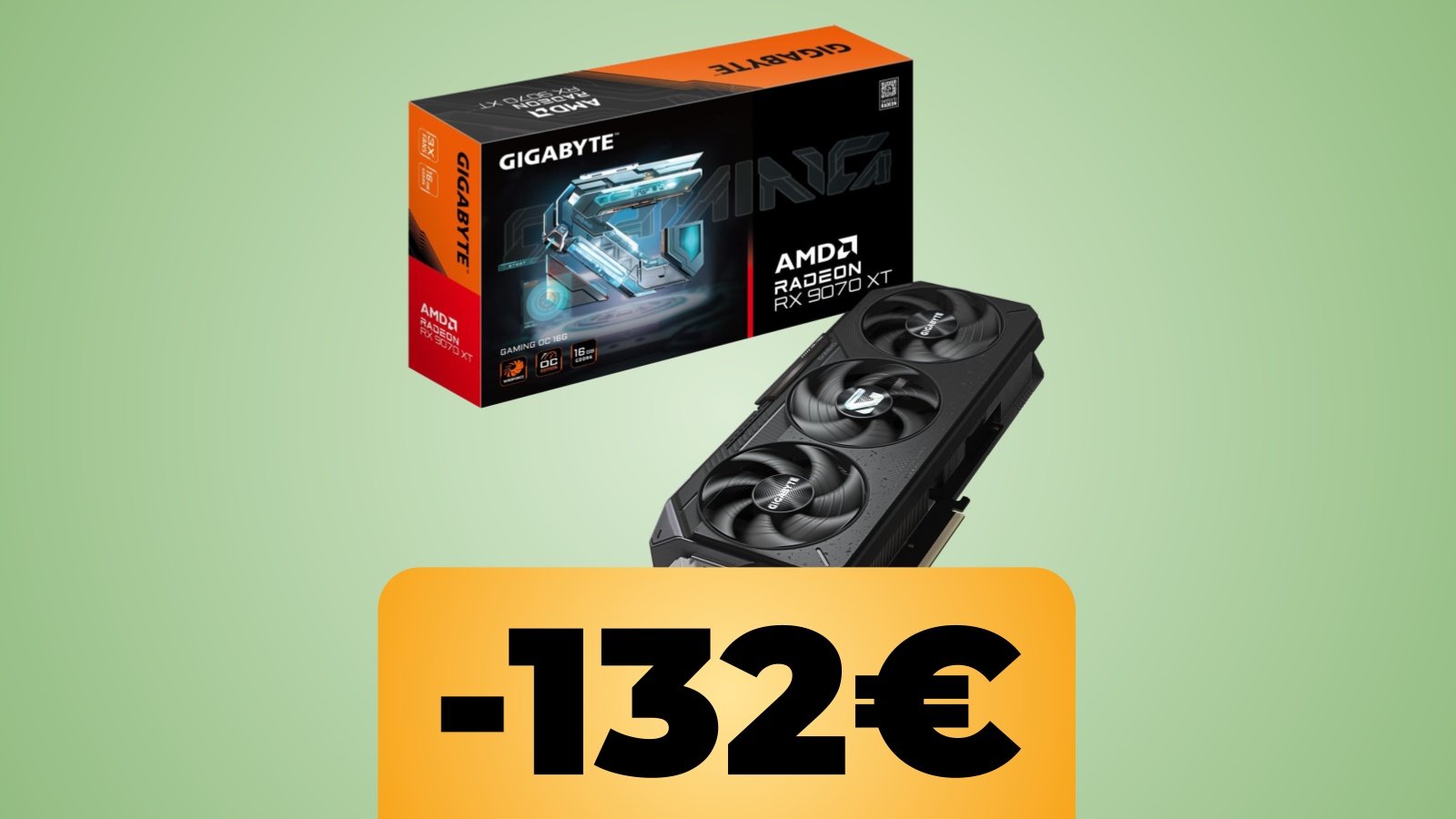 Gigabyte Radeon RX 9070 XT GAMING OC e lo sconto