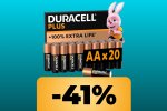 Le batterie Duracell Plus AA sono in forte sconto su Amazon: è il prezzo più basso di sempre - Notizia