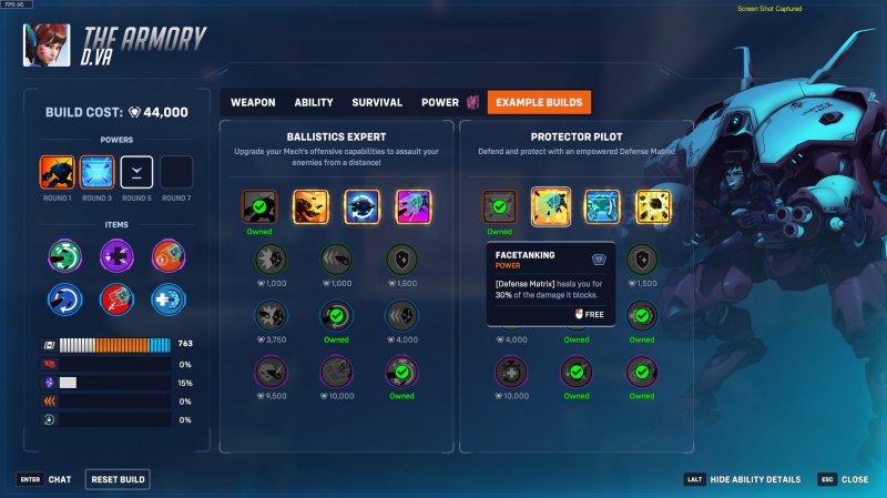 La modalità Stadium di Overwatch 2 suggerisce delle build di partenza ma imparerete presto che il vero vantaggio è creare un personaggio inaspettato